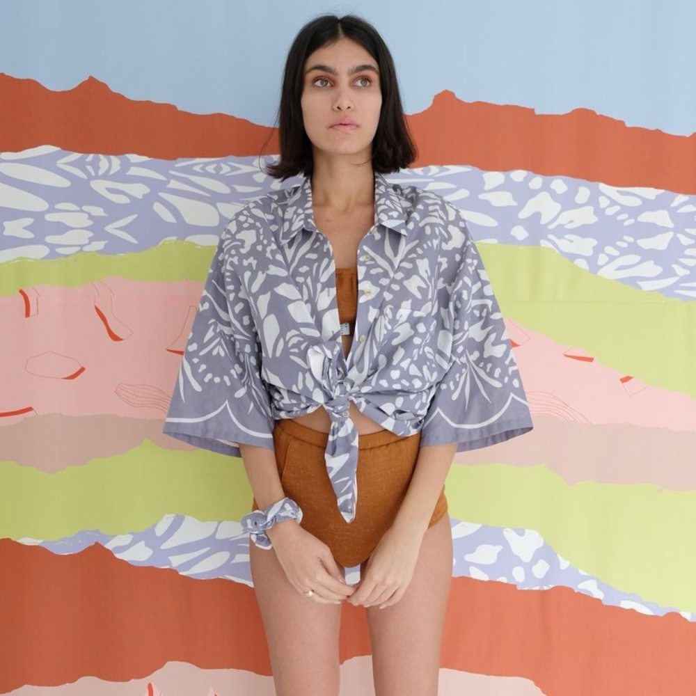 Ohsevendays Linen Button Down Shirt